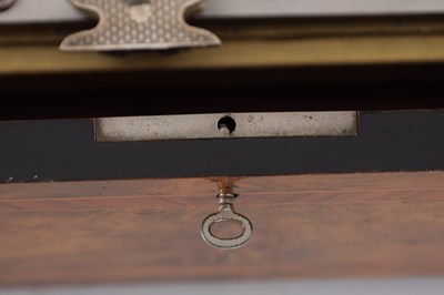 Lot 779 - A LATE 19TH CENTURY SWISS INTERCHANGABLE CYLINDER MUSIC BOX