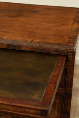 Lot 1291 - GEORGE II BURR WALNUT CADDY TOPPED CHEST