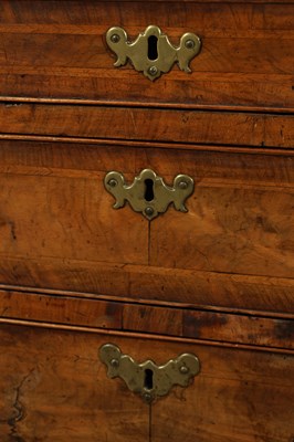 Lot 1291 - GEORGE II BURR WALNUT CADDY TOPPED CHEST