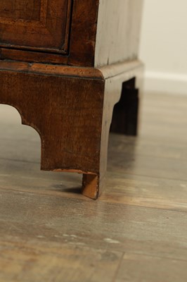 Lot 1291 - GEORGE II BURR WALNUT CADDY TOPPED CHEST