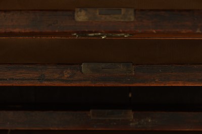 Lot 1291 - GEORGE II BURR WALNUT CADDY TOPPED CHEST