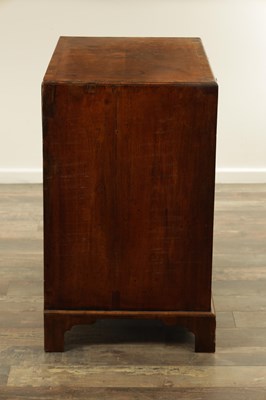 Lot 1291 - GEORGE II BURR WALNUT CADDY TOPPED CHEST
