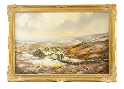 Lot A 20TH CENTURY OIL ON CANVAS OF WUTHERING HEIGHTS BY JOHN CORCORAN