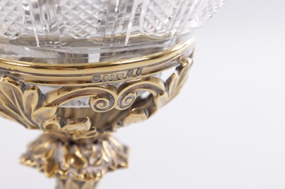 Lot 441 - MATTHEW BOULTON, BIRMINGHAM. A LATE GEORGE III SILVER AND SILVER GILT CENTRE PIECE