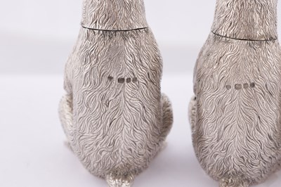 Lot 438 - C J VANDER, LONDON. A NOVELTY BEAR CRUET SET CIRCA 1970