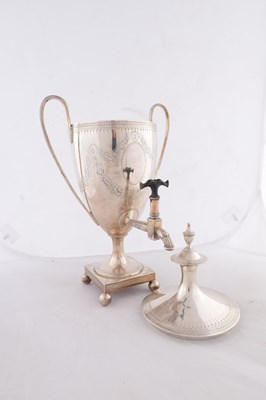 Lot 445 - EDWARD FARRELL, LONDON. A GEORGE III LIDDED TEA URN