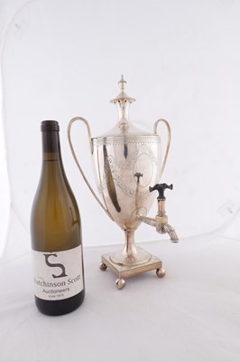 Lot 445 - EDWARD FARRELL, LONDON. A GEORGE III LIDDED TEA URN