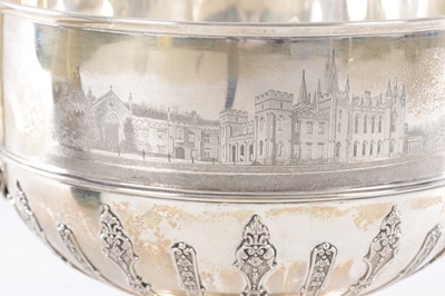 Lot 390 - HOLLAND, ALDWINCKLE AND SLATER, LONDON. A VICTORIAN SILVER PUNCH BOWL