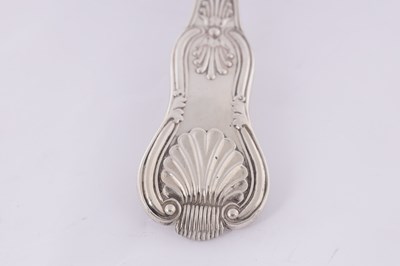 Lot 439 - ROBERT STEBBINGS, LONDON. A SILVER LADLE