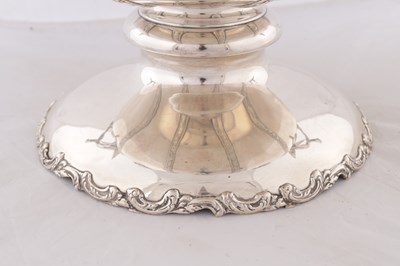 Lot 383 - CHARLES BOYTON & SON LTD. LONDON. A GEORGE V SILVER MONTEITH BOWL