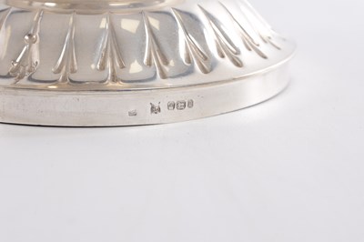 Lot 420 - JAMES DEAKIN & SONS (JOHN AND WILLIAM F DEAKIN) SHEFFIELD. A VICTORIAN SILVER PEDESTAL CUP AND COVER
