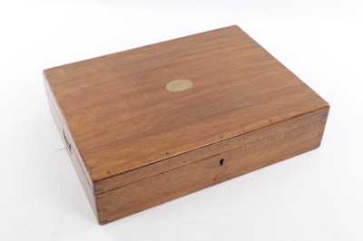 Lot 456 - A BOXED SILVER PART SERVICE CANTEEN OF CUTLERY