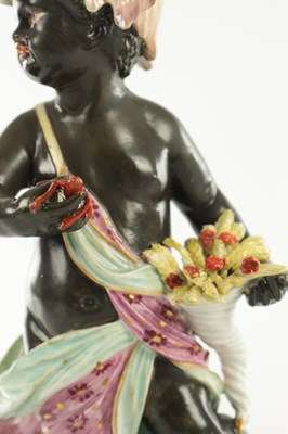 Lot 31 - A PAIR OF EARLY DERBY PORCELAIN FIGURES FROM THE CONTINENTS SERIES