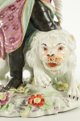 Lot 31 - A PAIR OF EARLY DERBY PORCELAIN FIGURES FROM THE CONTINENTS SERIES