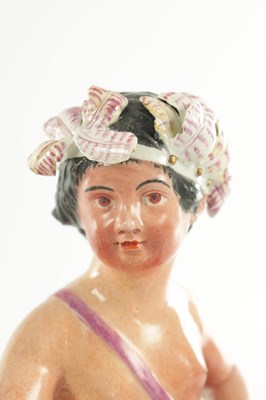 Lot 31 - A PAIR OF EARLY DERBY PORCELAIN FIGURES FROM THE CONTINENTS SERIES