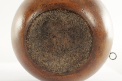 Lot 755 - A GEORGE III FRUITWOOD "APPLE" TEA CADDY