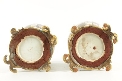 Lot 49 - A PAIR OF 17TH/18TH CENTURY JAPANESE IMARI VASES WITH ORMOLU MOUNTS