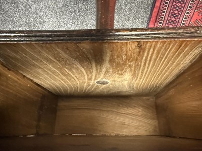 Lot 1347 - AN UNUSUAL EARLY 18TH CENTURY ELM CANDLE STAND