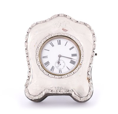 Lot 40 - A 20TH CENTURY NICKEL CASED GOLIATH POCKET WATCH