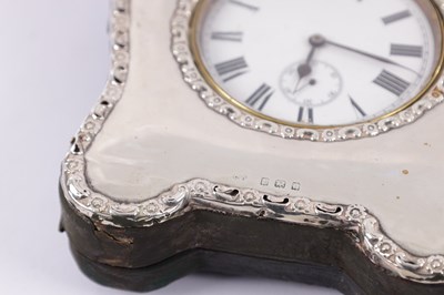 Lot 40 - A 20TH CENTURY NICKEL CASED GOLIATH POCKET WATCH