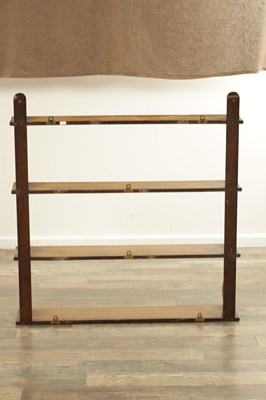 Lot 53 - A SET OF REGENCY OAK HANGING SHELVES