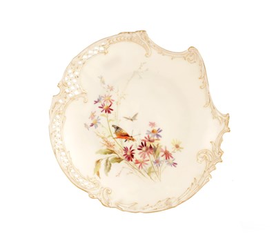 Lot 60 - AN EARLY 20TH CENTURY ROYAL WORCESTER CABINET PLATE