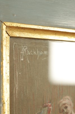 Lot 860 - ARTHUR RACKMAN (BRITISH, 1867-1939) PASTEL ON BOARD