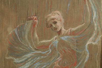 Lot 860 - ARTHUR RACKMAN (BRITISH, 1867-1939) PASTEL ON BOARD