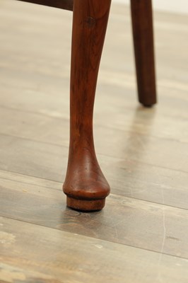 Lot 1280 - A SET OF THREE EARLY 19TH CENTURY YEW WOOD WINDSOR CHAIRS