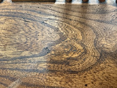 Lot 1280 - A SET OF THREE EARLY 19TH CENTURY YEW WOOD WINDSOR CHAIRS