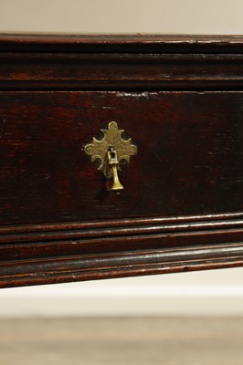 Lot 1168 - A 17TH CENTURY OAK TWO DRAWER RENT TABLE