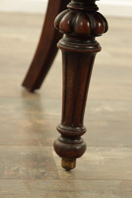 Lot 273 - A GEORGE IV MAHOGANY DESK CHAIR