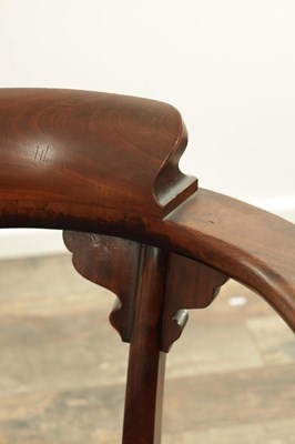 Lot 273 - A GEORGE IV MAHOGANY DESK CHAIR