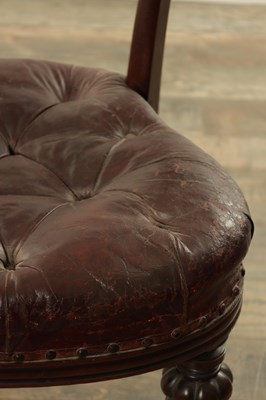Lot 273 - A GEORGE IV MAHOGANY DESK CHAIR
