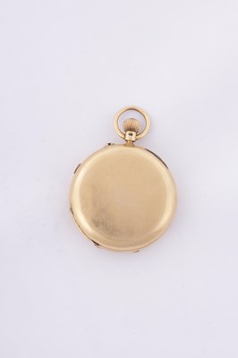 Lot 313 - THOMAS RUSSELL, LONDON. A LATE 19TH CENTURY 18CT GOLD FULL HUNTER POCKET WATCH