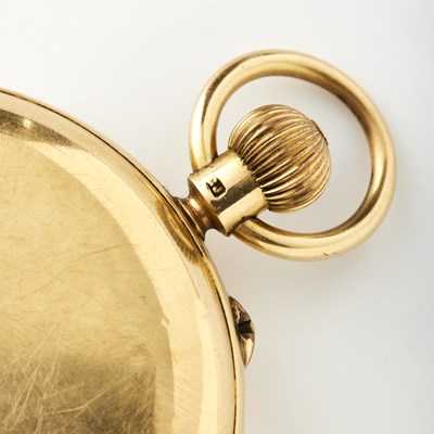 Lot 313 - THOMAS RUSSELL, LONDON. A LATE 19TH CENTURY 18CT GOLD FULL HUNTER POCKET WATCH