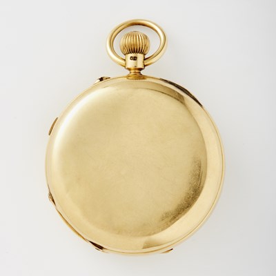 Lot 313 - THOMAS RUSSELL, LONDON. A LATE 19TH CENTURY 18CT GOLD FULL HUNTER POCKET WATCH