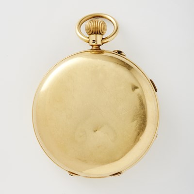 Lot 313 - THOMAS RUSSELL, LONDON. A LATE 19TH CENTURY 18CT GOLD FULL HUNTER POCKET WATCH