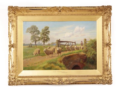 Lot 883 - WILLIAM SIDNEY COOPER (1854-1927) OIL ON CANVAS