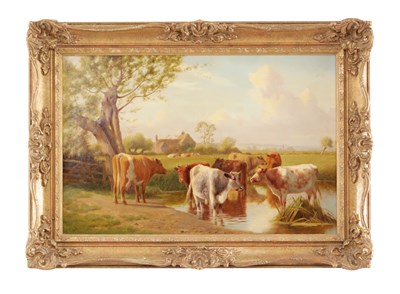 Lot 901 - WILLIAM SIDNEY COOPER (1854-1927) OIL ON CANVAS