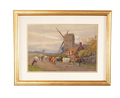 Lot 881 - WILLIAM SIDNEY COOPER (1854-1927) WATERCOLOUR
