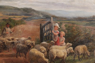 Lot 370 - EBENEZER NEWMAN DOWNARD (1829 - 1889) OIL ON CANVAS