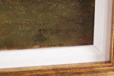 Lot 370 - EBENEZER NEWMAN DOWNARD (1829 - 1889) OIL ON CANVAS