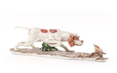 Lot 111 - A CAPO DI MONTE CERAMIC SCULPTURE