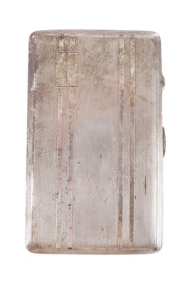 Lot 402 - AN EARLY 20TH CENTURY SILVER CIGAR CASE