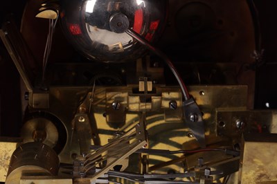 Lot 1036 - A LARGE 19TH CENTURY WALNUT AND ORMOLU MOUNTED THREE TRAIN QUARTER STRIKING BRACKET CLOCK