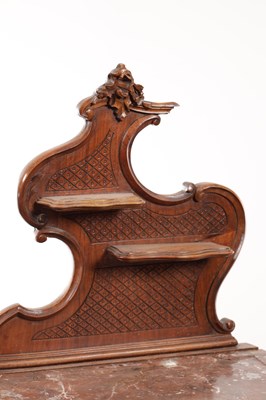 Lot 68 - A 19TH CENTURY FRENCH CARVED MAHOGANY BEDSIDE CUPBOARD