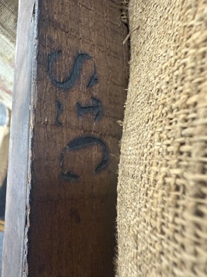 Lot 1206 - A PAIR OF 18TH CENTURY FRENCH CARVED GILT GESSO ARMCHAIRS UPHOLSTERED IN AUBUSSON TAPESTRIES