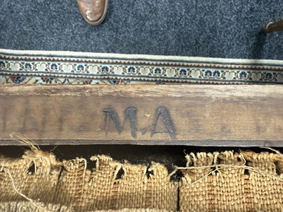 Lot 1206 - A PAIR OF 18TH CENTURY FRENCH CARVED GILT GESSO ARMCHAIRS UPHOLSTERED IN AUBUSSON TAPESTRIES