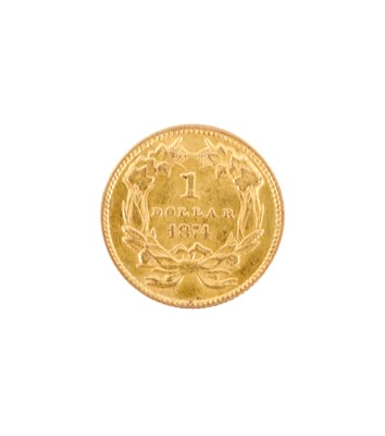 Lot 232 - A USA 1 DOLLAR 1874 GOLD COIN